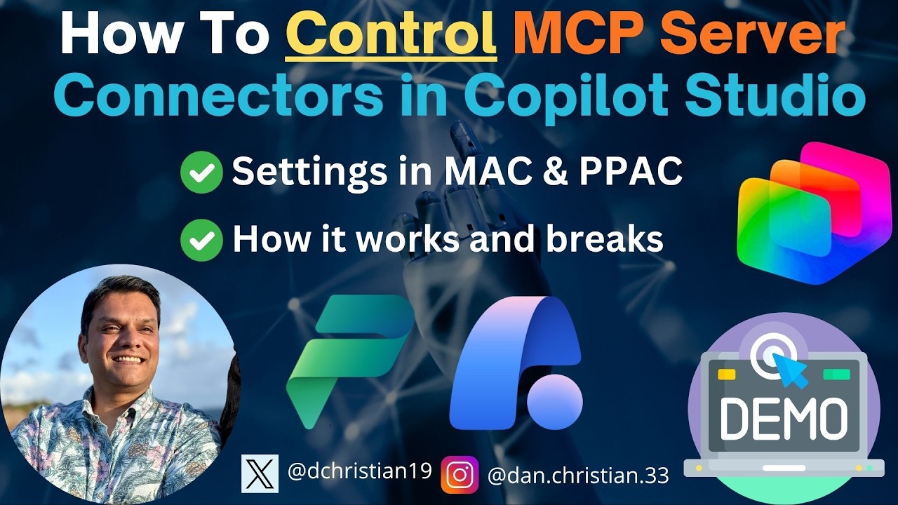 Как управлять коннекторами сервера MCP в Copilot Studio