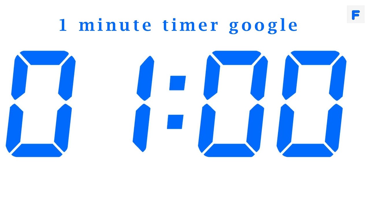 1 minute timer google
