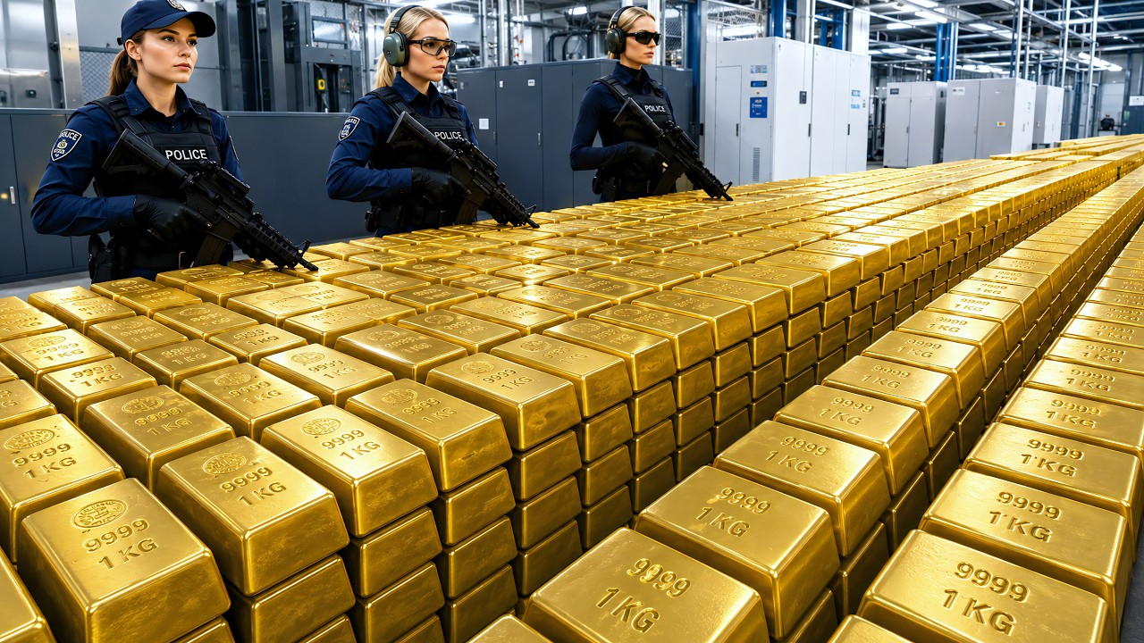 Внутри современного аффинажного завода в США | От руды до золотых слитков пробы 9999