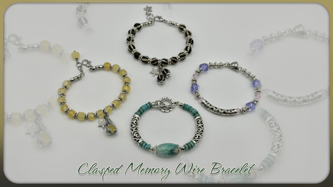 Clasped Memory Wire Bracelet