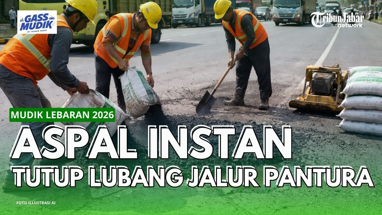 Pantura Disisir Jelang Mudik! 150 Sak Aspal Instan Disiapkan Tutup Lubang
