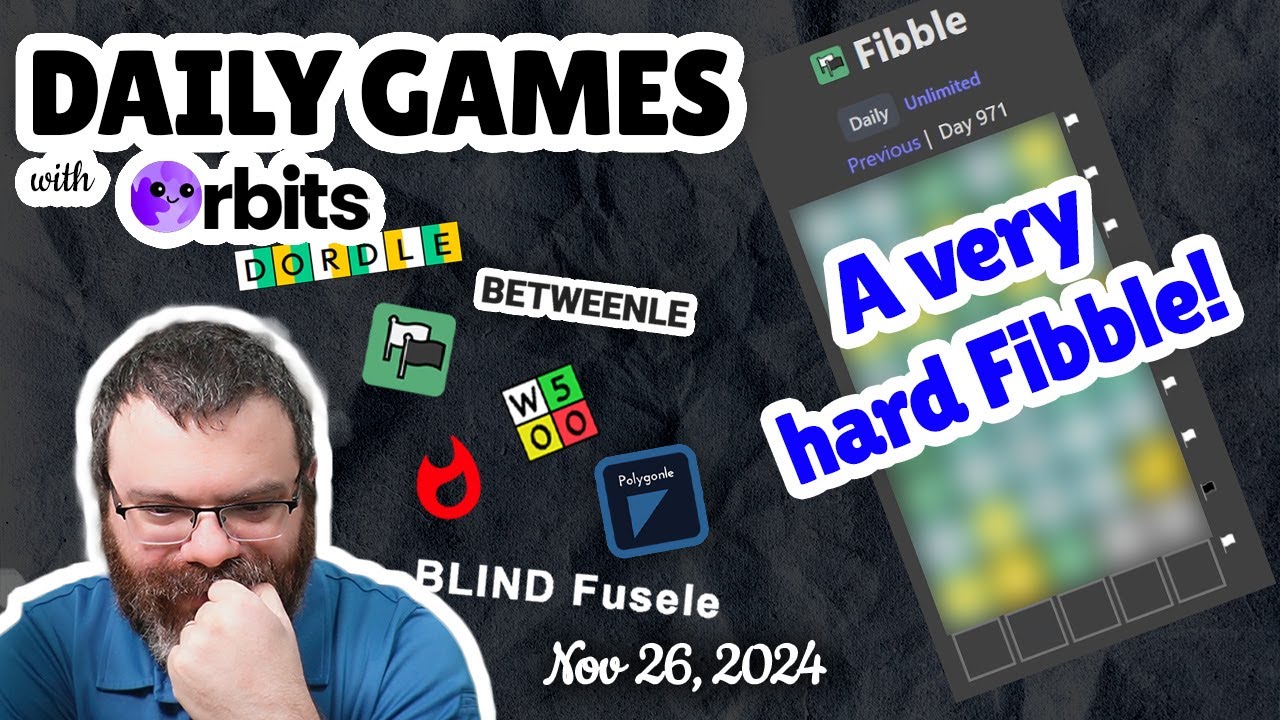 Orbits and other Daily Wordle-like games! - Nov 26, 2024