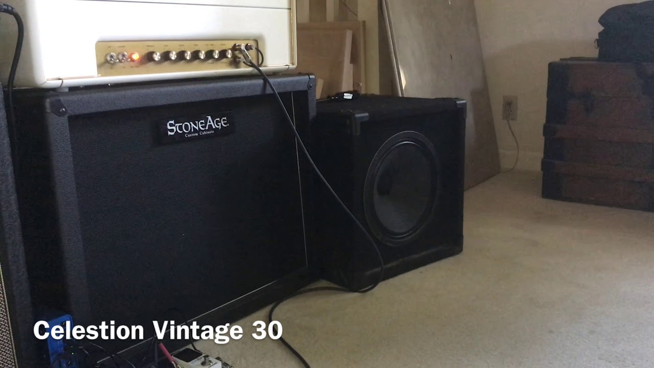 Celestion Ruby VS Alnico Cream vs Vintage 30