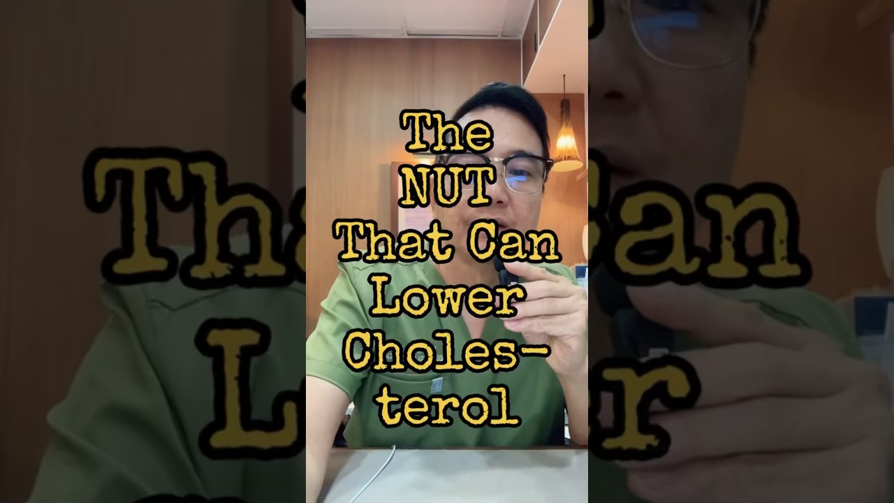 Eating This NUT Can Help Lower your Cholesterol #almonds #cholesterol #nutritiontips #docgerrytan l