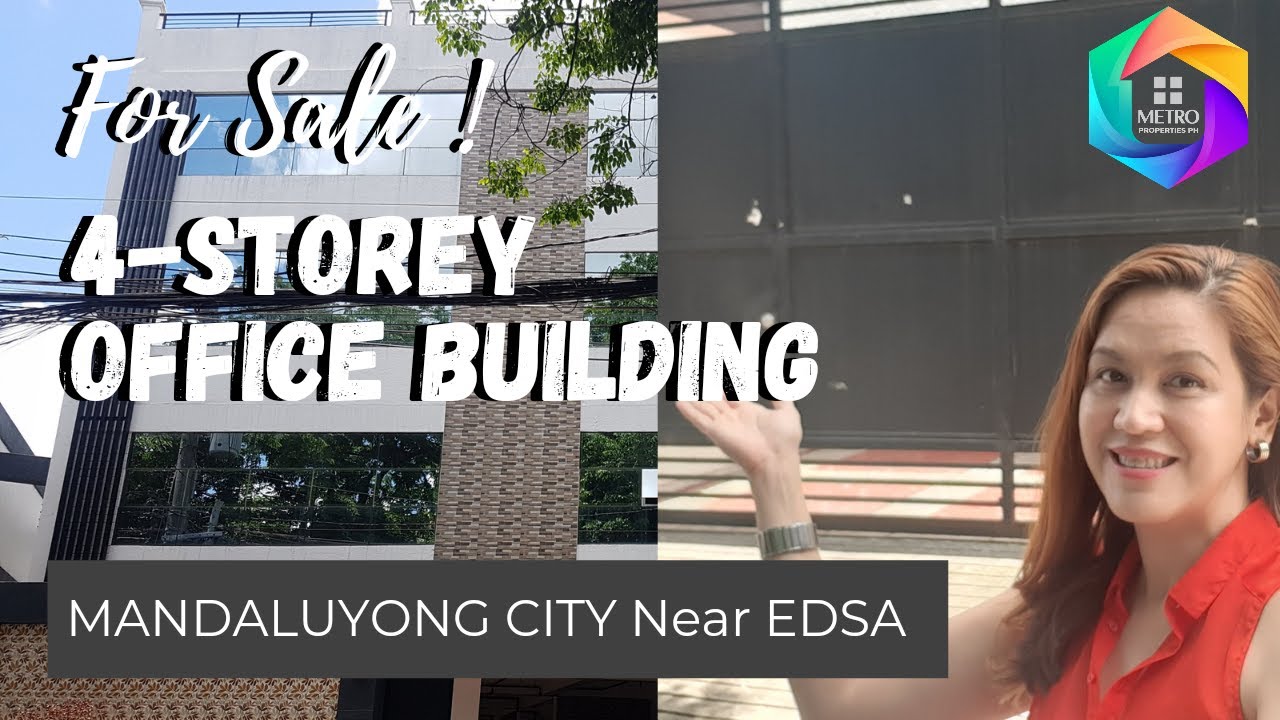 Modern Style Office Building for Sale in Mandaluyong City near EDSA Crossing !