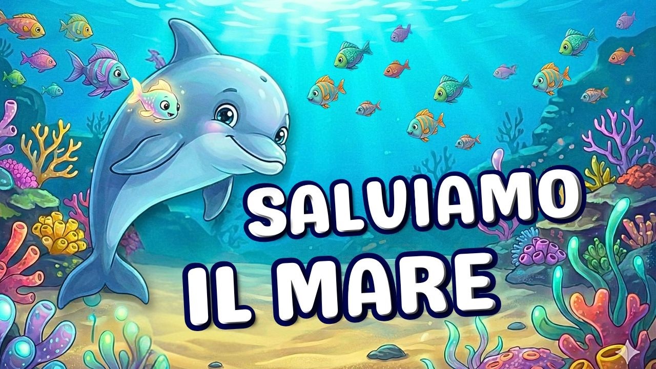 Il Delfino Flippy e la Missione Mare Pulito 🐬Educazione Ambientale per Piccoli