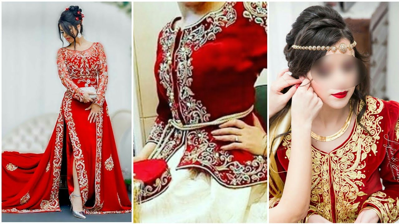 Karakou 2020❤كراكو جزائري باللون الاحمر