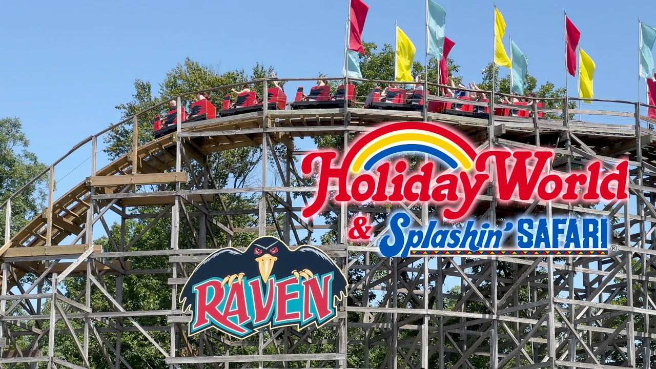 The Raven Wooden Coaster at Holiday World - Santa Claus, Indiana