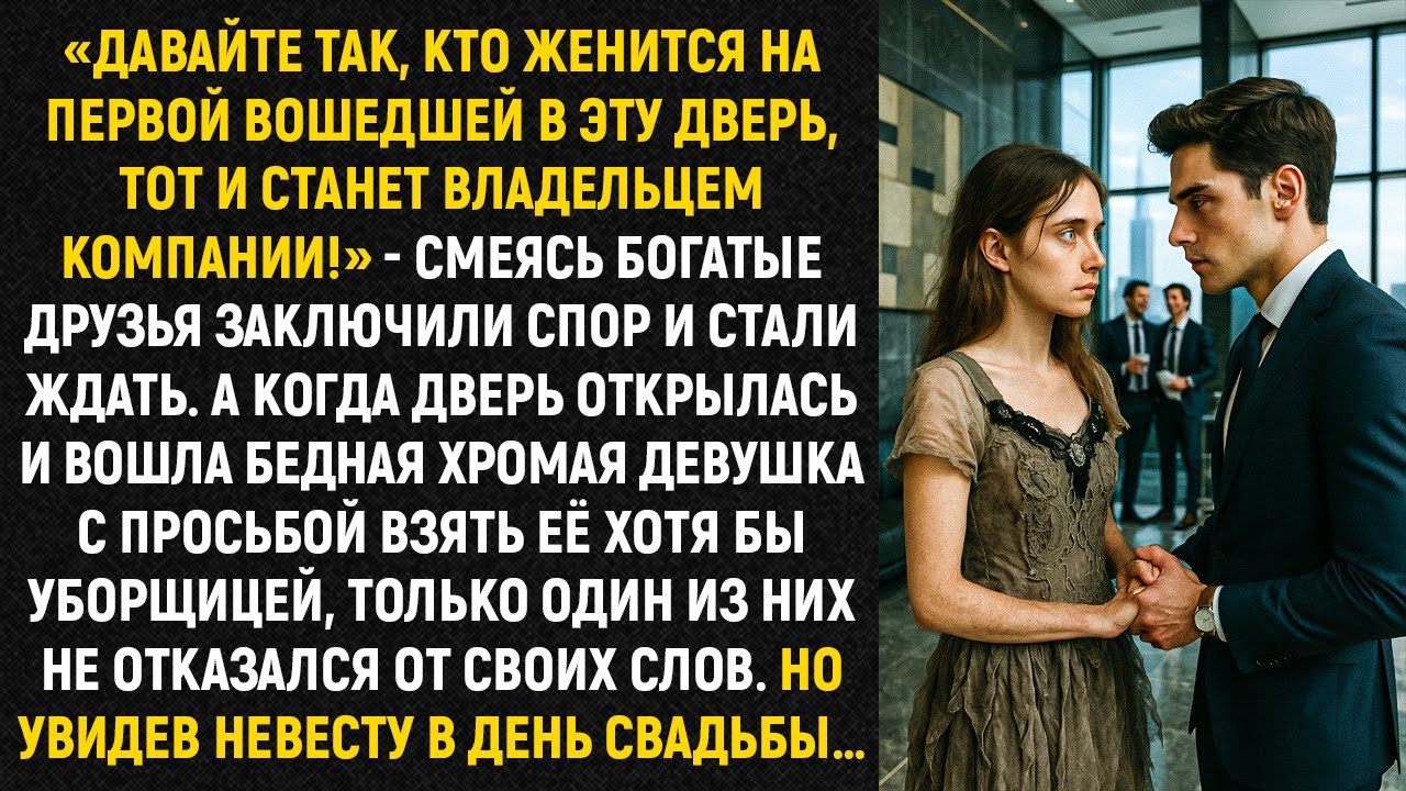 «Давайте так, кто женится на первой вошедшей в эту дверь, тот и станет владельцем компании...