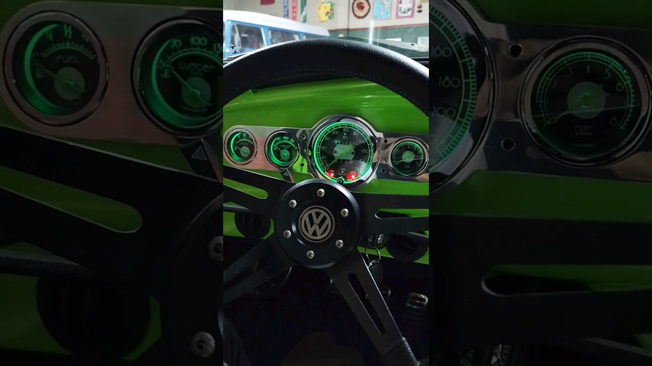 E esse painel??? 😍💚🖤 Linha de instrumentos Cronomac