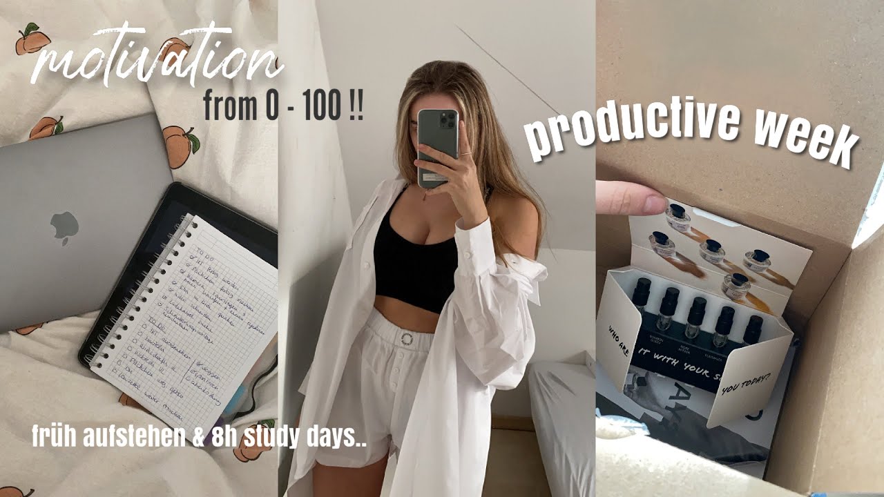 1 extrem produktive Woche: long study days, Tagesroutine in der Klausurenphase, workouts & friends