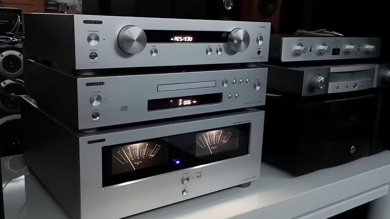 Onkyo M-5000r +P-3000r +C-7000r +Klipsch RF-63