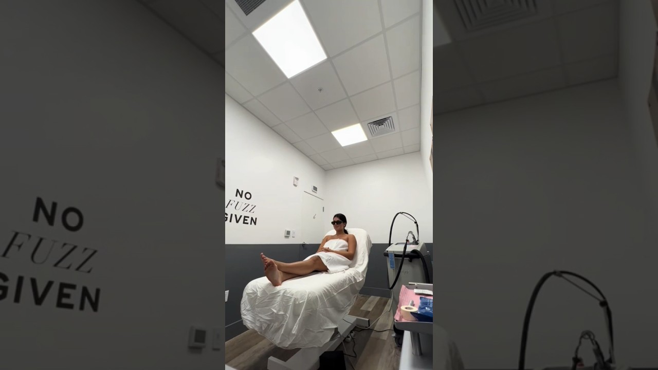 come get laser hair removal with me!!