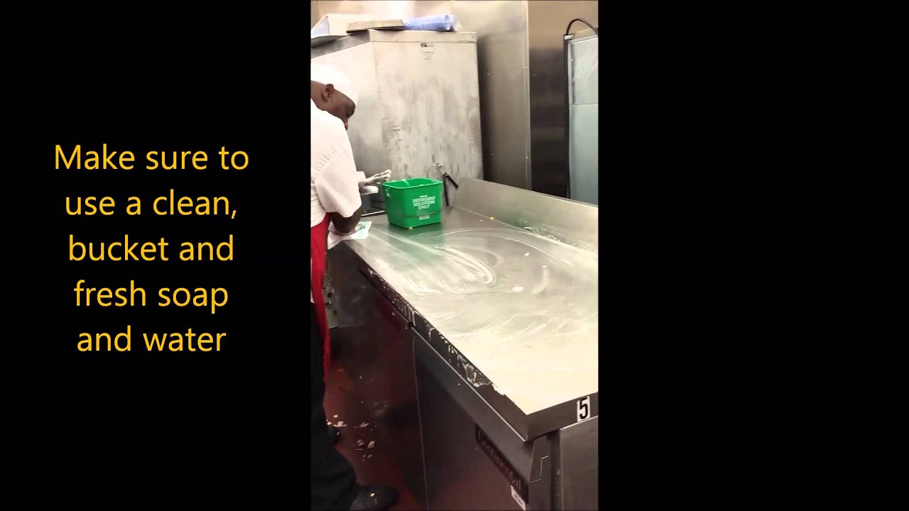 Sanitizing Food and Contact Surfaces