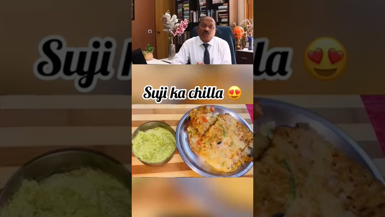 Benefits of eating suji|suji ka chilla recipe#sujikacheela #shorts #health