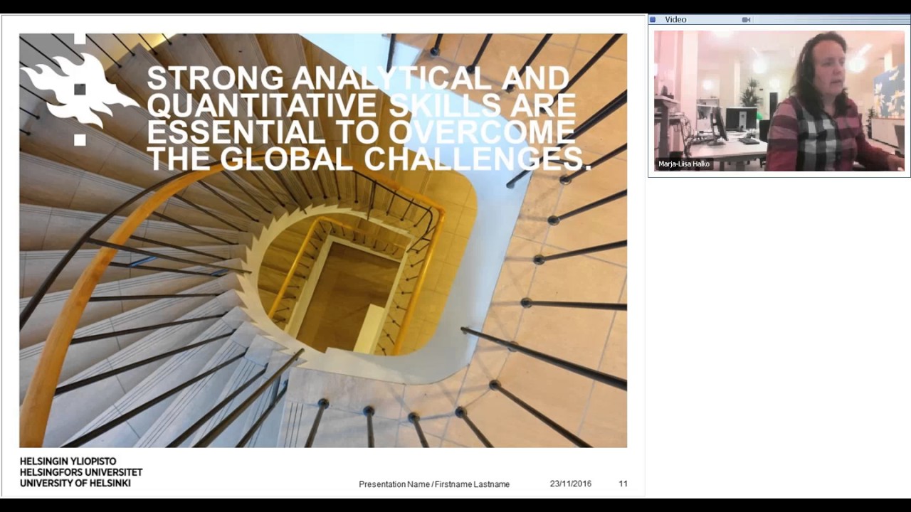 Webinar: Study Economics at the University of Helsinki, Finland | University of Helsinki