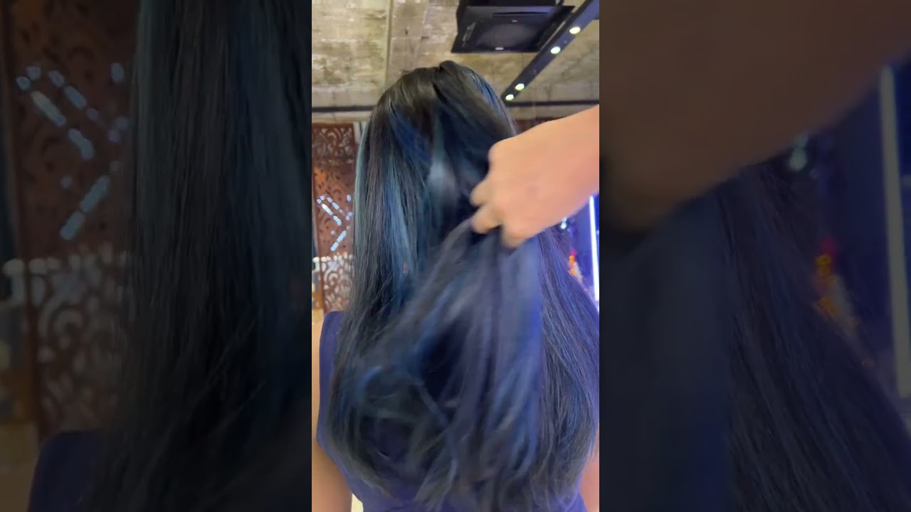 Hello girls, this is for blue hair lovers 😍😍😍 