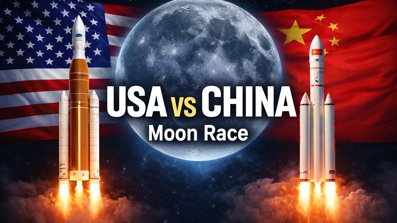 The New Moon Race: USA vs China