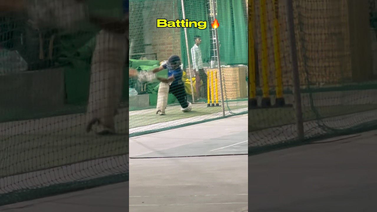 Trails Mein Aisi Batting Kardii 😱 |  #shorts #minivlog #cricket #cricwidvishal #viral #trial