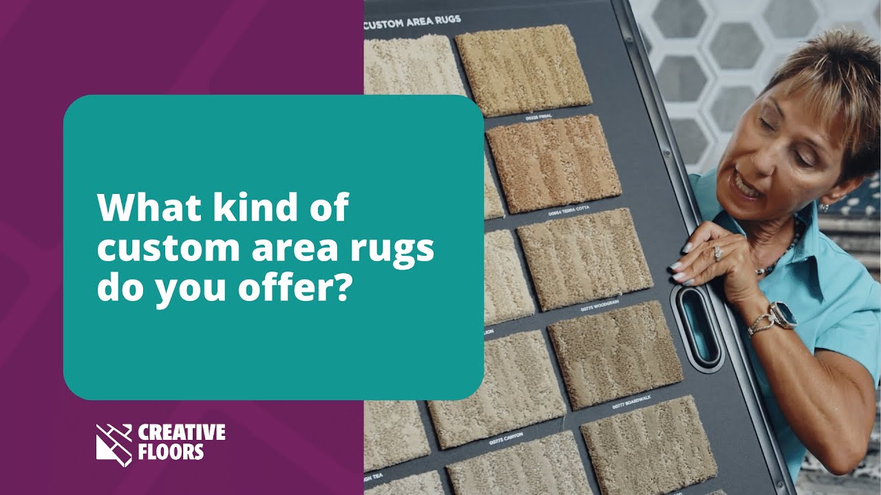 What Kind of Custom Area Rugs Does Creative Floors Offer?