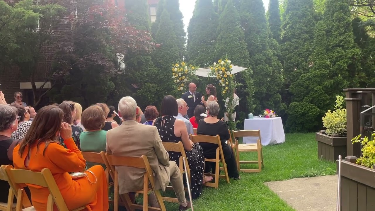 Signed, Sealed delivered wedding recessional in Brooklyn NY