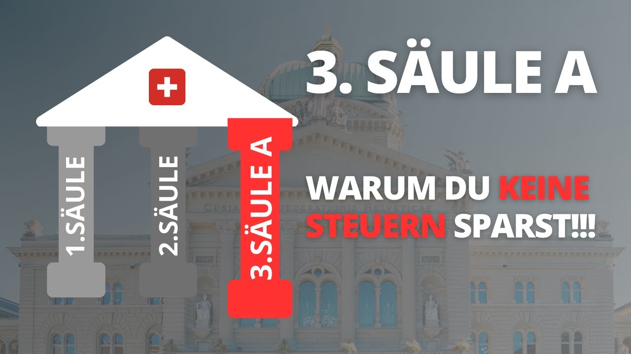 Warum Steuern sparen mit der 3. Säule NICHT clever ist?