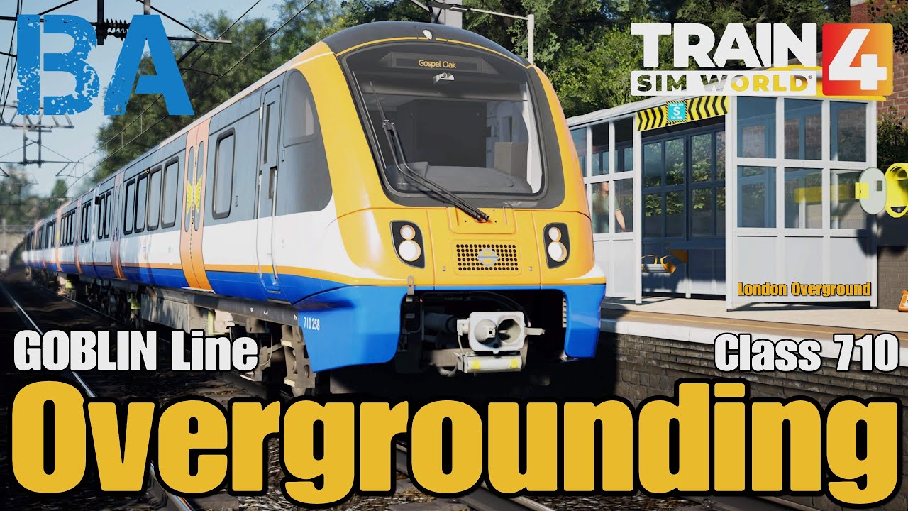 Overgrounding - London Overground GOBLIN Line - Class 710 'Aventra' - Train Sim World 4
