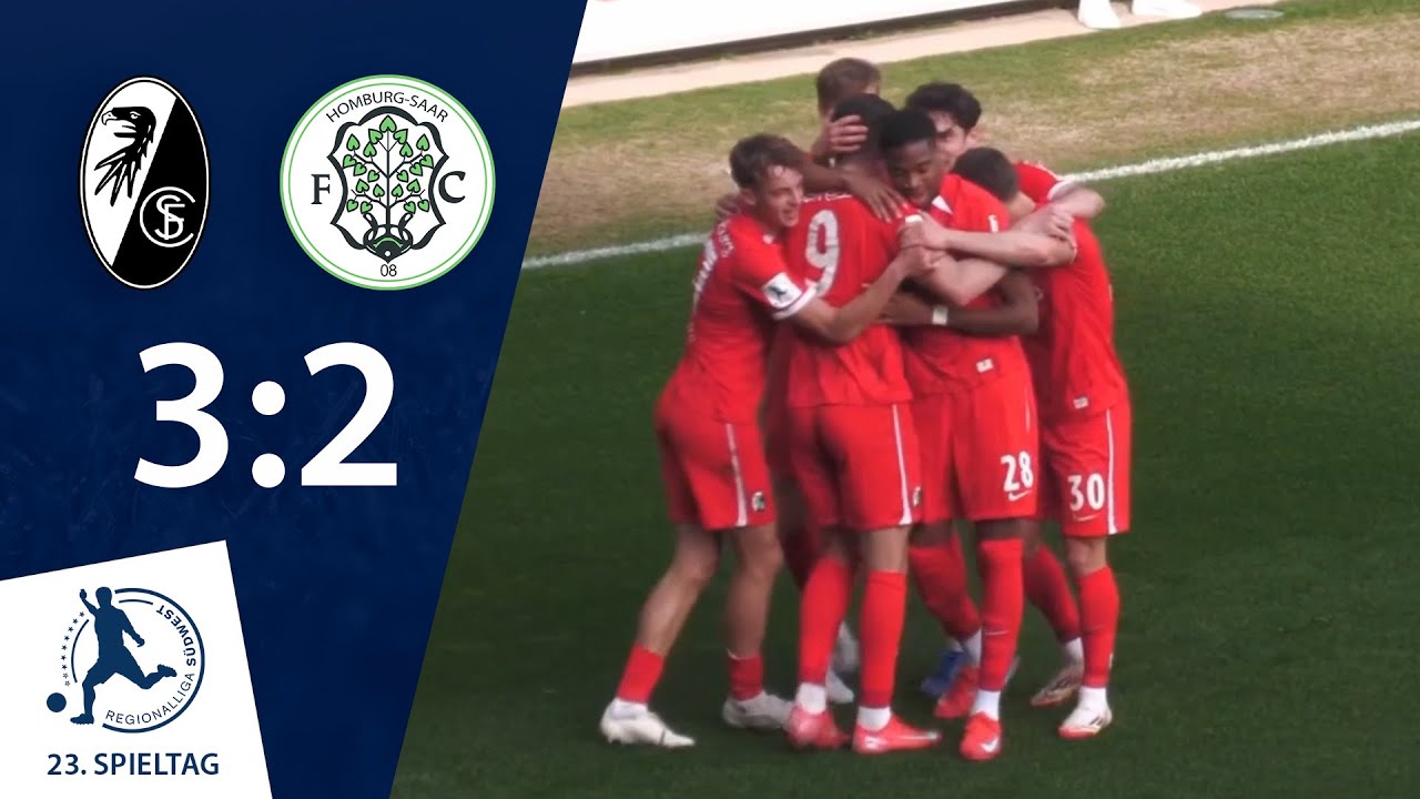 Freiburg beendet Negativlauf | SC Freiburg II - FC 08 Homburg| 23. Spieltag RLSW