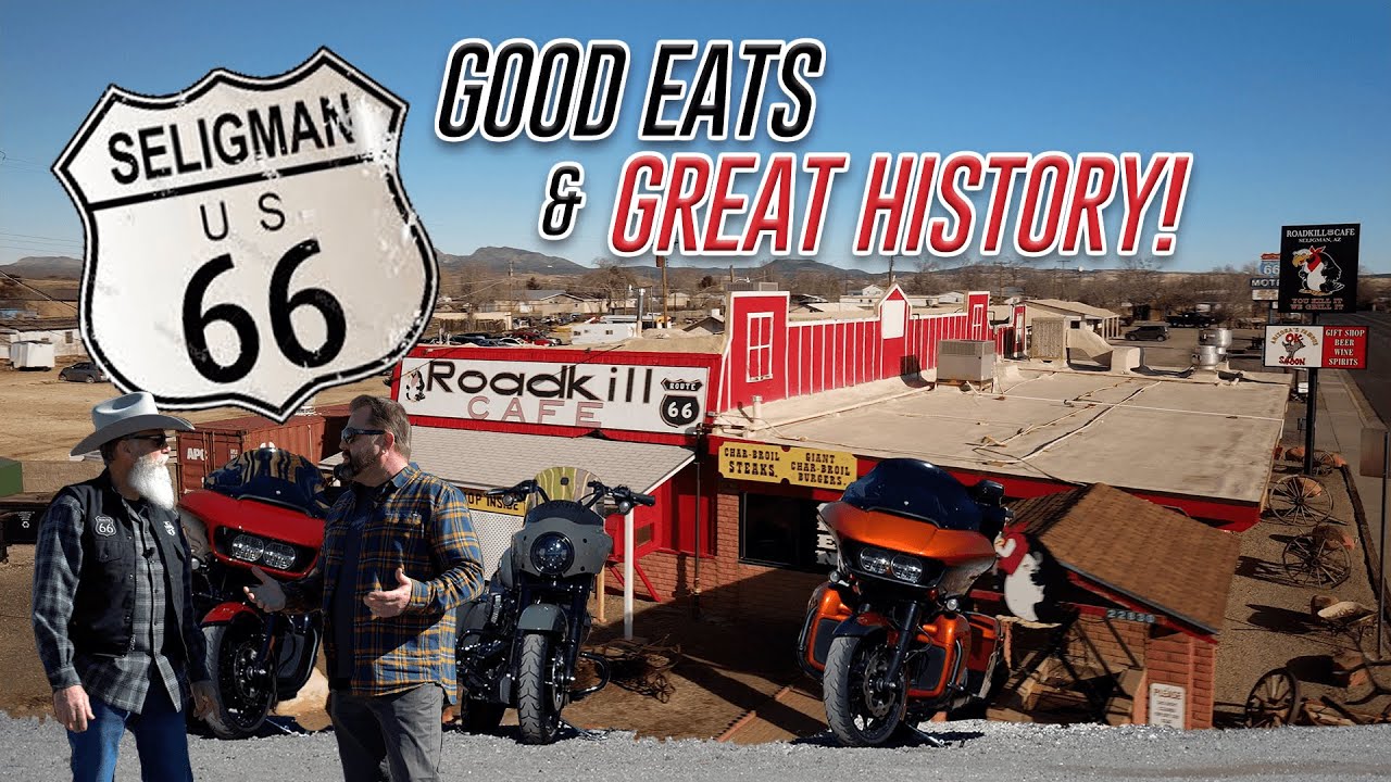 Visiting the Famous Route 66 RoadKill Cafe - Seligman, Arizona