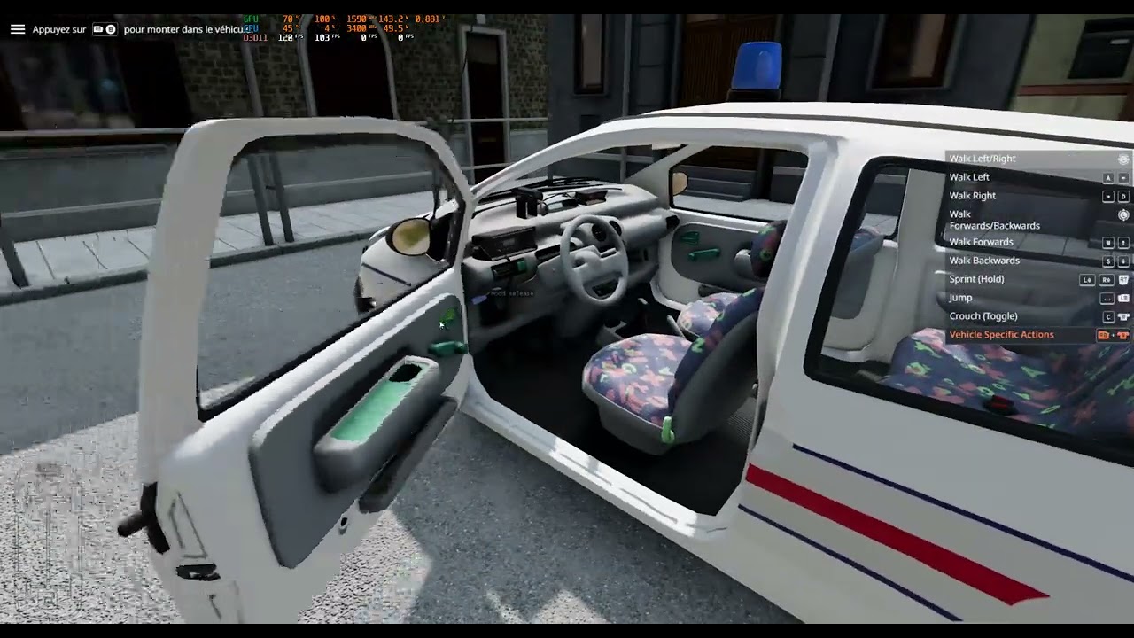 BeamNG drive Renault Twingo Police 1995