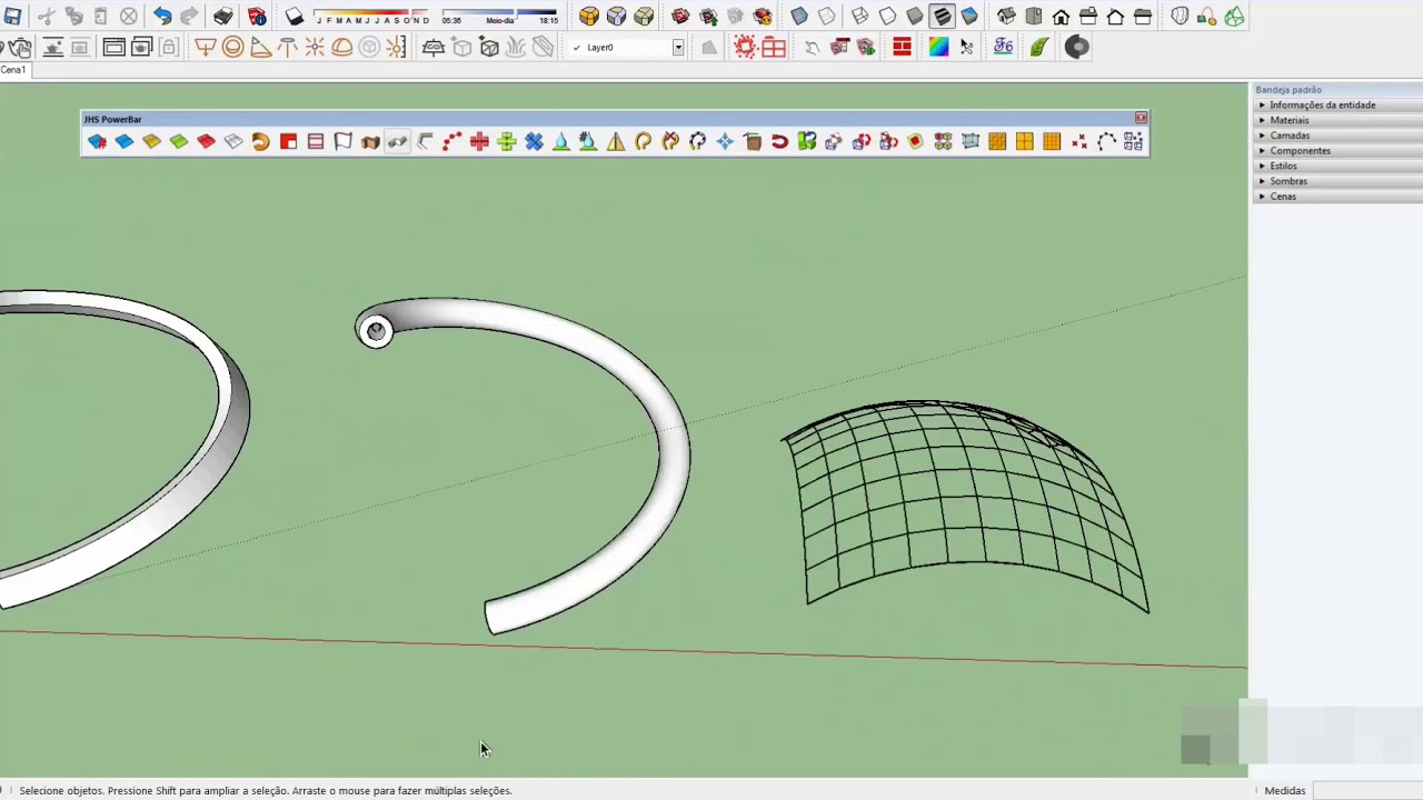 Sketchup Plugin JHS Powerbar