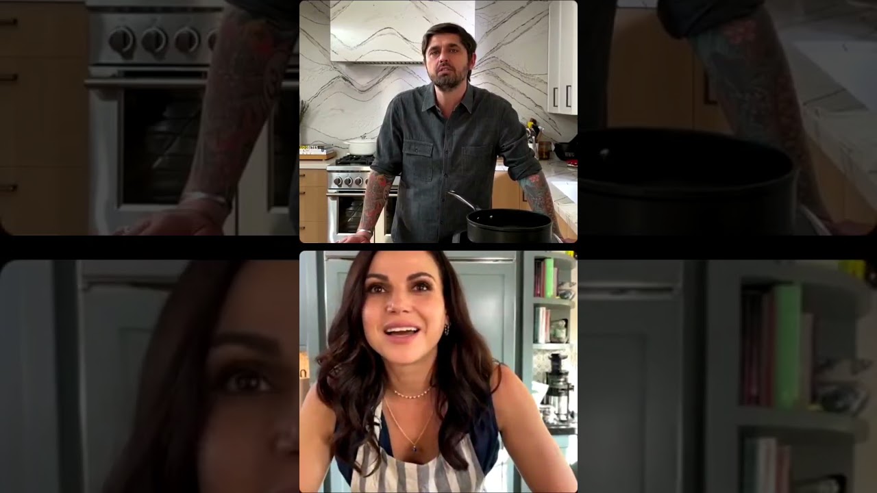 Lana Parrilla Live Instagram Story with Chef Ludo 4/11/21