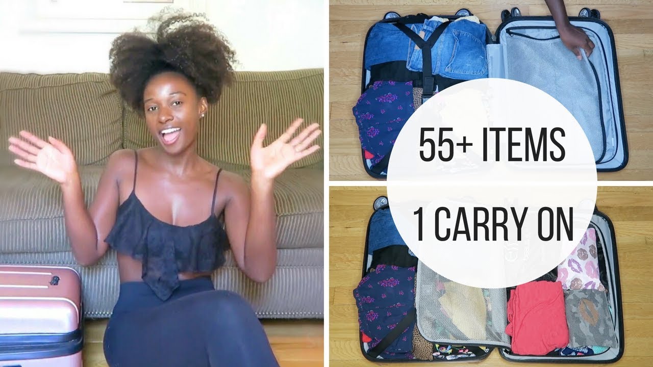 HOW TO ONLY PACK A CARRY-ON FOR LONG TRIPS! MY PRO PACKING TIPS!