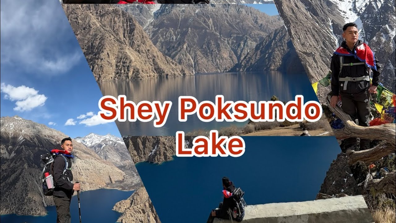 Finally At Shey Poksundo Lake View Point 1 & 2 #dolpa #mountains #@devenvlog9012 