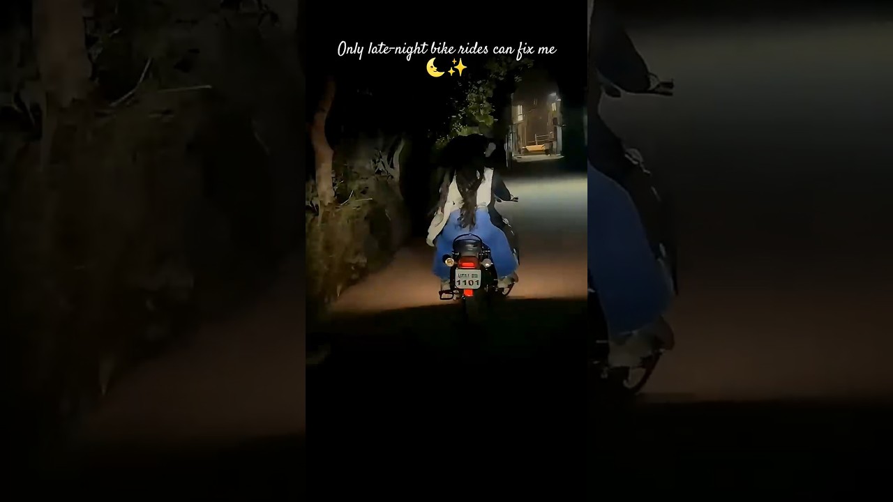 bike ride at night ♥️