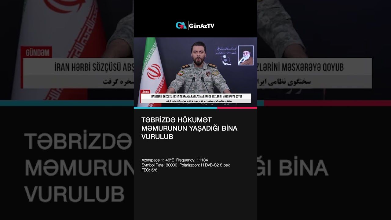 İRAN HƏRBİ S&Ouml;Z&Ccedil;&Uuml;S&Uuml; ABŞ IN TEHRANLA RAZILAŞMA BARƏDƏ S&Ouml;ZLƏRİNİ MƏSXƏRƏYƏ QOYUB