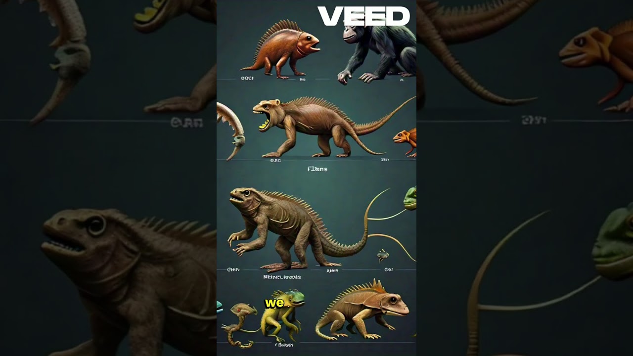 Evolution of life on Earth.       