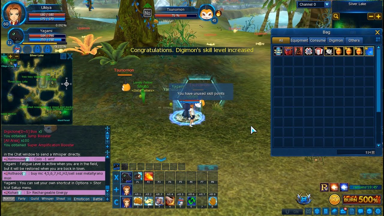 ZDC SV デジモン DMO Beelzebub Server Free Jumping Run Part 2 PLwOC+OChar Cash Borrow & Equip Setting