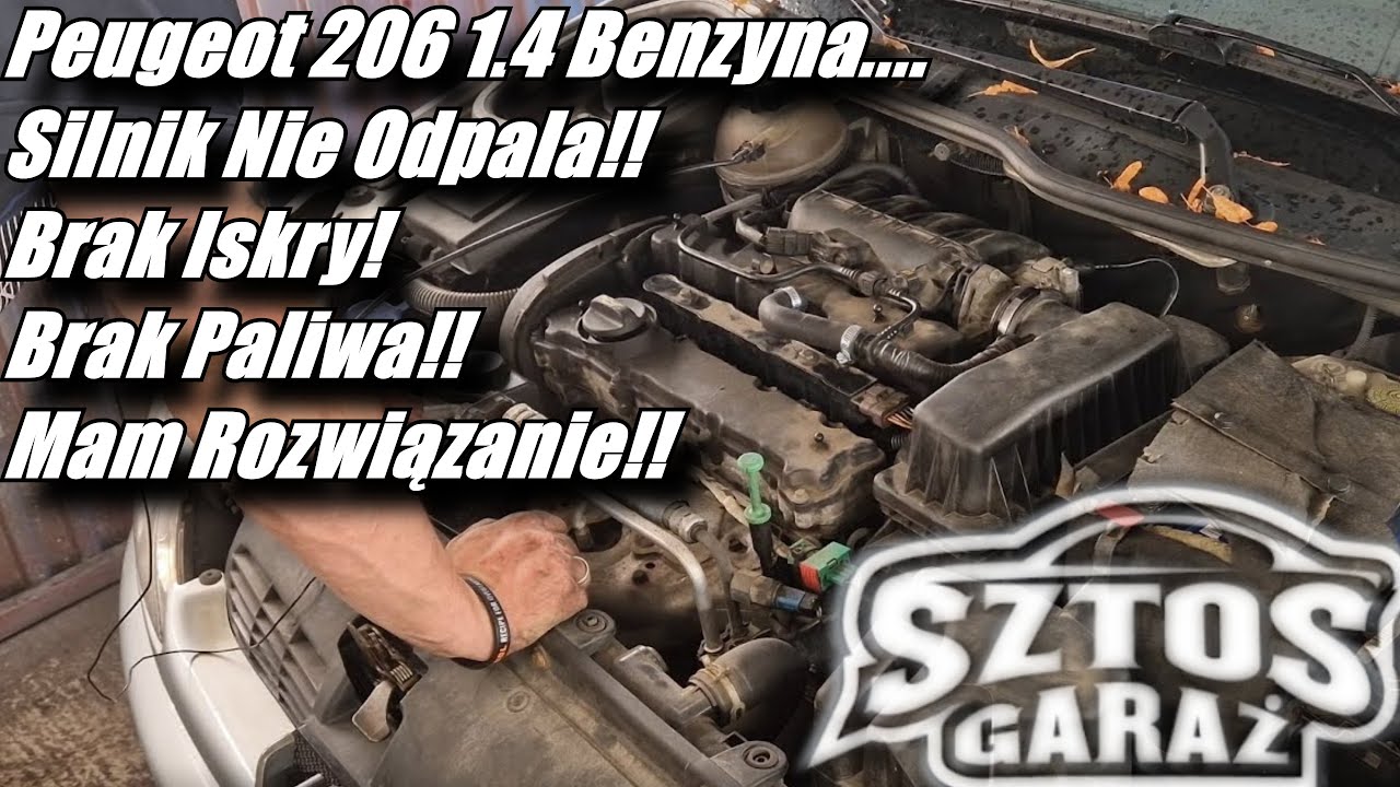 Peugeot 206 1.4 Бензин....Двигатель не заводится!! Нет искры и топлива!! У меня есть решение!!