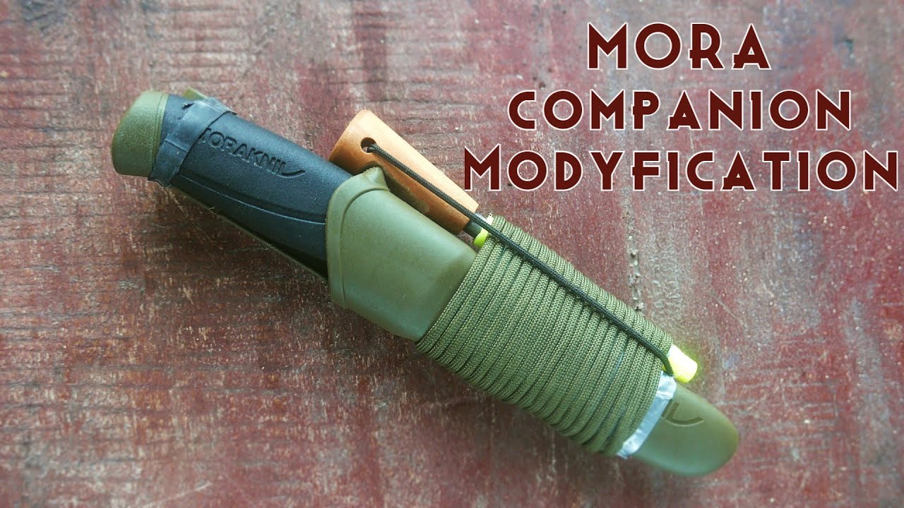 Сделай сам Mora Companion Knife MODS. ПРОСТО и БЫСТРО.