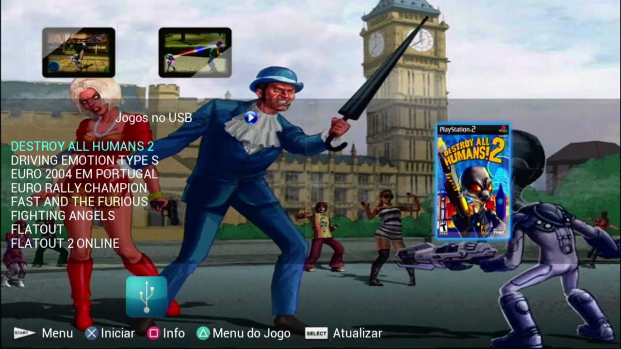 MEUS TEMAS NO OPL DO PS2