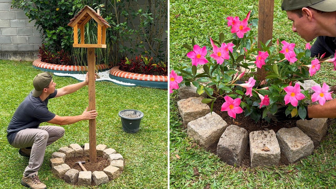 Кормушка для птиц: украсьте свой сад этой прекрасной идеей!🌿🐦🌱🌷