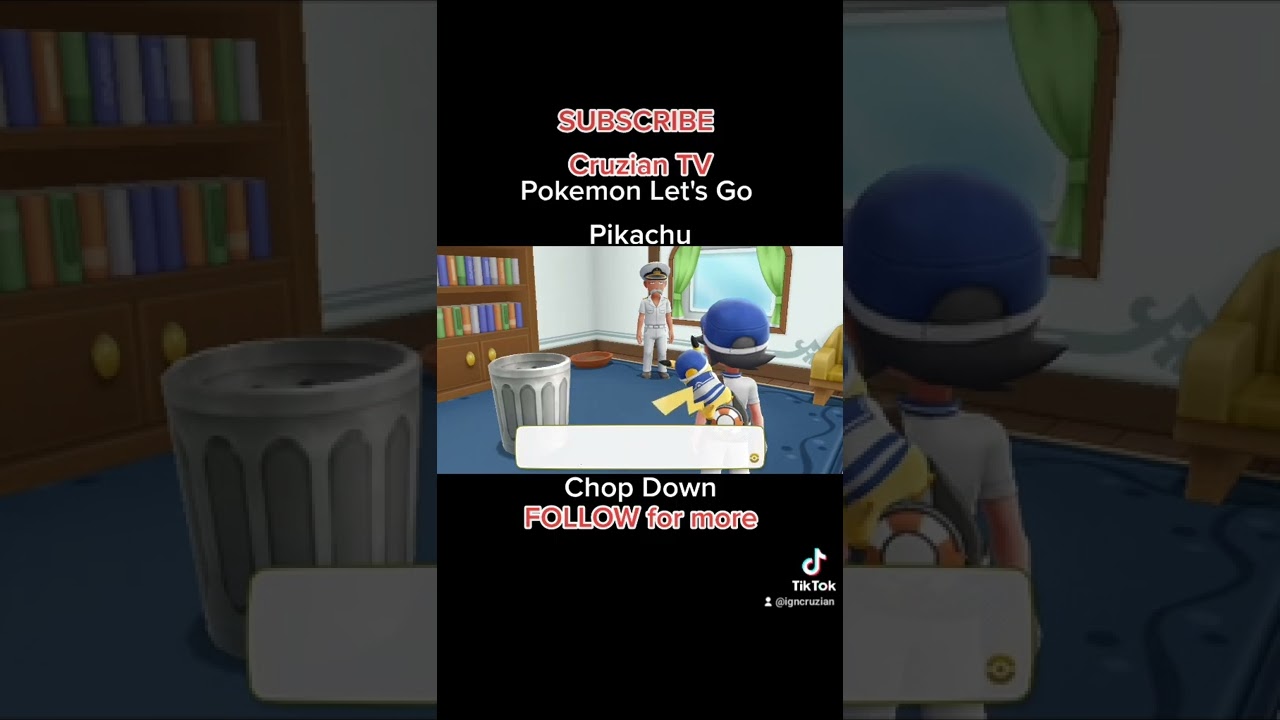 183 Pokemon Let's Go Pikachu - Chop Down l 