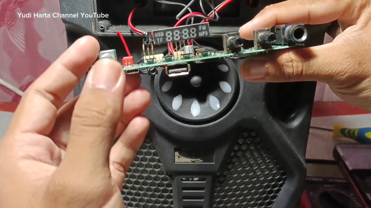 Cara memperbaiki speaker bluetooth KIMISO QS7802 mati total