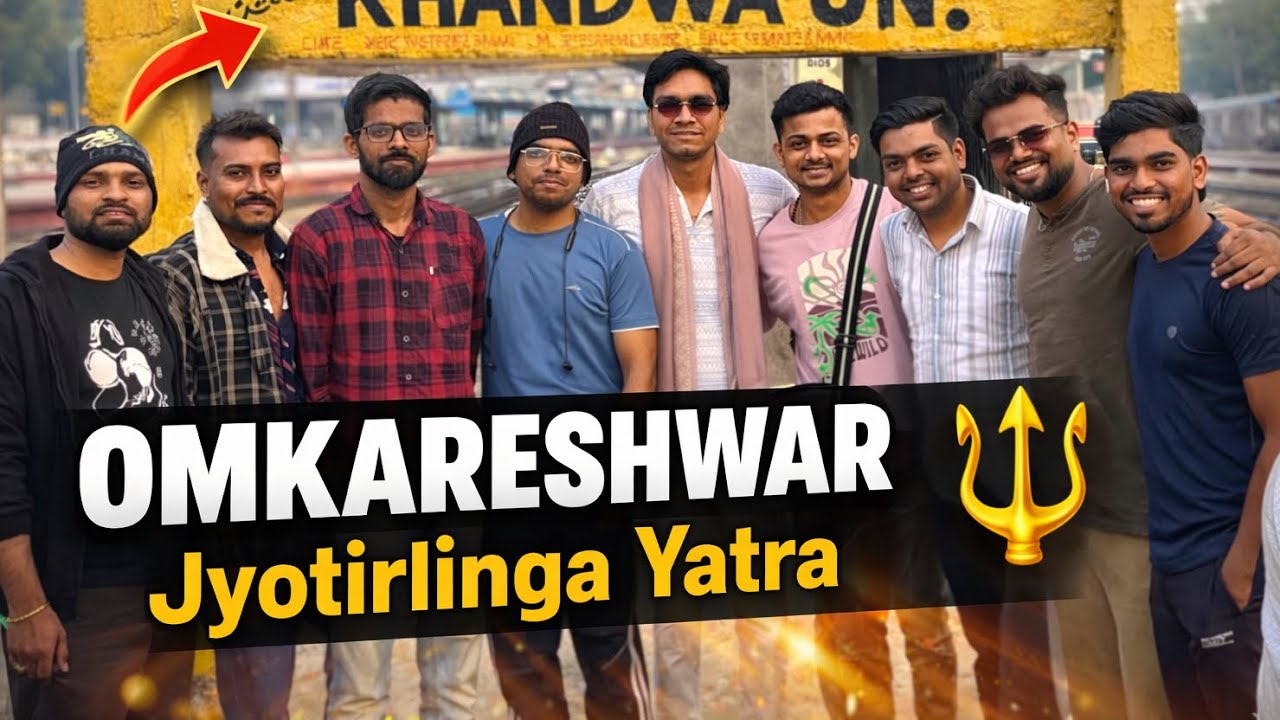 Mumbai to Omkareshwar Jyotirlinga by Train🚆| Complete Travel Guide | Budget Trip under 455₹ 🔱 | 