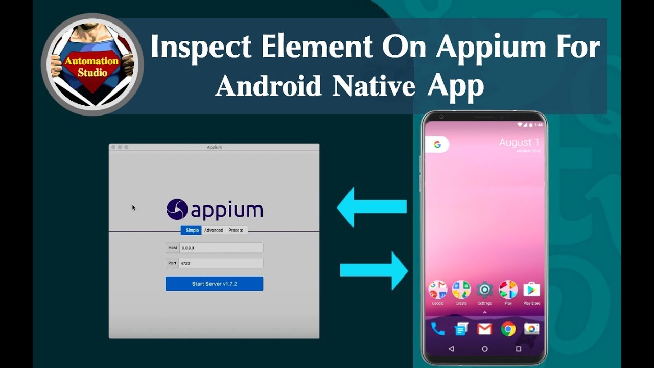 Inspect Android Native App Using Appium Desktop App