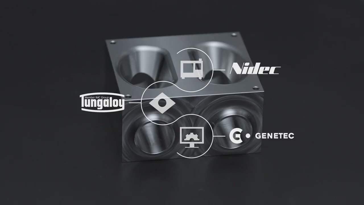5-axis machining demonstration for Stainless steel - Tungaloy x Nidec OKK x GENETEC #machine