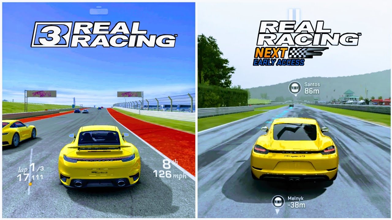 Real Racing 3 Vs Real Racing 4 Next Early Access Game Comparison