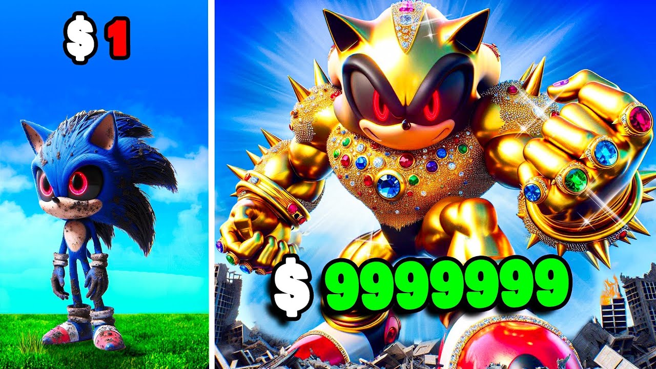 $1 to $1,000,000 Sonic.EXE in GTA 5