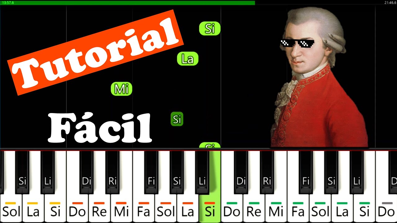 Marcha Turca de Mozart en Piano 🎹 TUTORIAL | Rondo Alla Turca | FACIL | Turkish March Easy